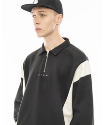 ELEMENT メンズ FULY POLO HALF ZIP トレーナー/エレメントハーフジップスウェットトレーナー