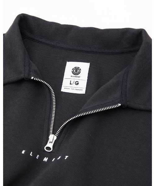 ELEMENT（エレメント）の「ELEMENT メンズ FULY POLO HALF ZIP トレーナー/エレメントハーフジップスウェットトレーナー（スウェット・メンズ・ブラック/アイボリー・X-LARGE/MEDIUM/LARGE）」の13枚目の写真