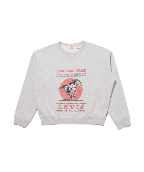 Levi's（リーバイス）の「Levi's/リーバイス クルーネック スウェットシャツ グレー HEATHER GRAY（スウェット・レディース・グレー・M/S/XS）」の15枚目の写真
