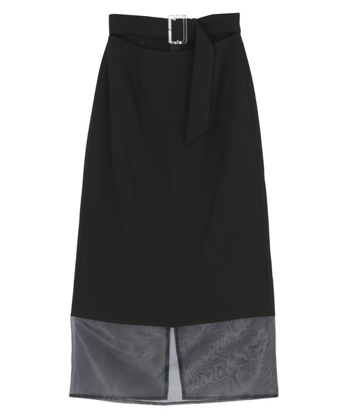 miette（ミエット）の「ウエストカッティングスカート（スカート・レディース・ブラック/ネイビー・FREE）」の18枚目の写真