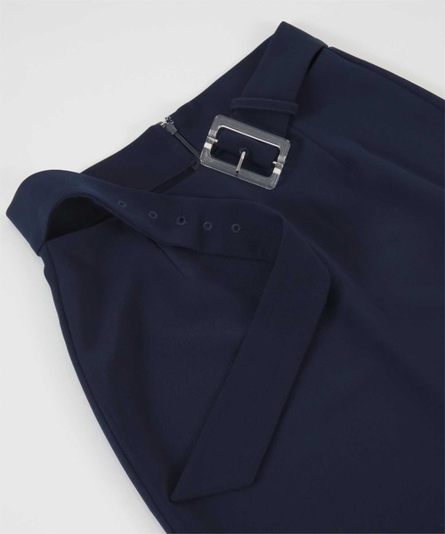 miette（ミエット）の「ウエストカッティングスカート（スカート・レディース・ブラック/ネイビー・FREE）」の8枚目の写真