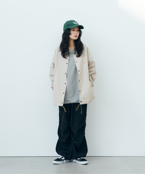 KELTY（ケルティ）の「Field Jacket / 撥水コーチジャケット（ブルゾン・レディース・セージグリーン/ブラック/ベージュ/ライトブルー/ネイビー・M/L/XL/S）」の19枚目の写真