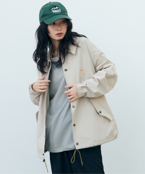KELTY（ケルティ）の「Field Jacket / 撥水コーチジャケット（ブルゾン・レディース・セージグリーン/ブラック/ベージュ/ライトブルー/ネイビー・M/L/XL/S）」の16枚目の写真