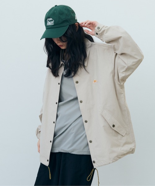 KELTY（ケルティ）の「Field Jacket / 撥水コーチジャケット（ブルゾン・レディース・セージグリーン/ブラック/ベージュ/ライトブルー/ネイビー・M/L/XL/S）」の17枚目の写真