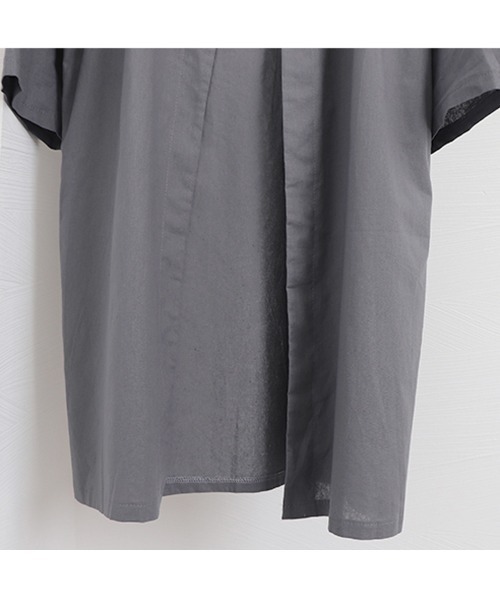Miniministore(ミニミニストア)の「韓国ロングカーディガン 綿麻 薄手羽織り(カーディガン/ボレロ・レディース・グレー/カーキ・M/XL/L)」の13枚目の写真