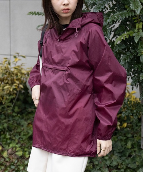 FORECAST（フォーキャスト）の「【FORECAST】軽量＆撥水ナイロンアノラックパーカー ウィンドブレーカー フーディー ハーフジップ 2203（ナイロンジャケット・メンズ・ブラック/レッド/ネイビー・M/L/XL/S）」の16枚目の写真