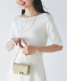 La boutique BonBon（ラブティックボンボン）の「クールタッチUV総針5分袖ニット（ニット/セーター・レディース）」