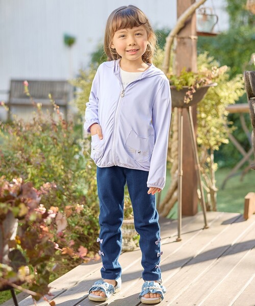 ANY（エニィ）の「サラサラ UVカット パーカー（その他アウター・キッズ・サックスブルー系/アイボリー系/ライラック系8・110/130/120）」の12枚目の写真