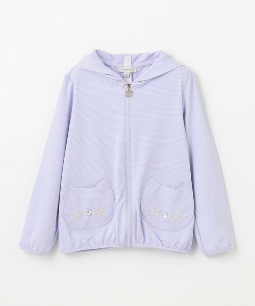 ANY（エニィ）の「サラサラ UVカット パーカー（その他アウター・キッズ・サックスブルー系/アイボリー系/ライラック系8・110/130/120）」の14枚目の写真