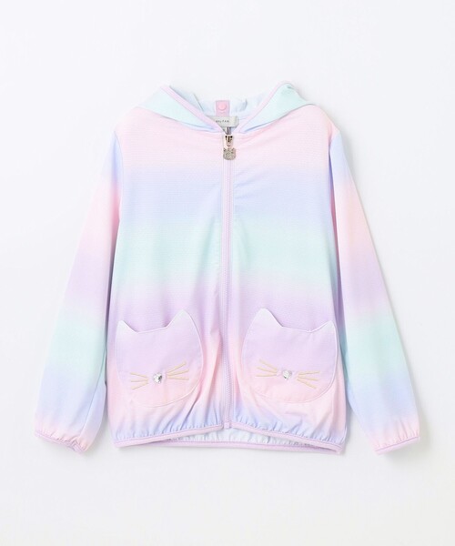 ANY（エニィ）の「サラサラ UVカット パーカー（その他アウター・キッズ・サックスブルー系/アイボリー系/ライラック系8・110/130/120）」の15枚目の写真