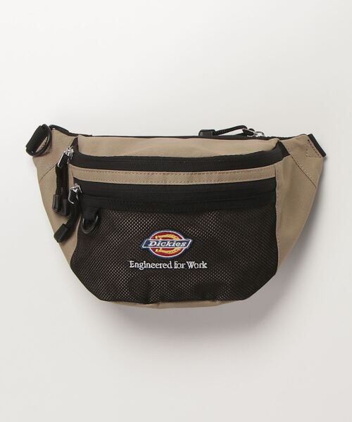 Dickies（ディッキーズ）の「【Dickies】EFW MESH PKT WAIST BAG（ボディバッグ/ウエストポーチ・レディース・ブラック/ベージュ・FREE）」の2枚目の写真