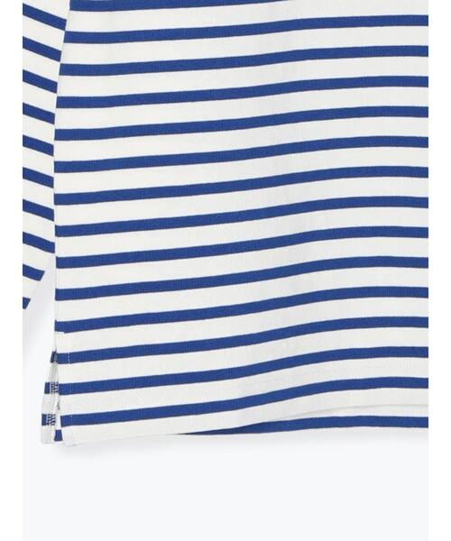 Lugnoncure（ルノンキュール）の「ボーダー長袖カットソー（Tシャツ/カットソー・レディース・オフホワイト/ブルー/ブラック/グレー・F）」の22枚目の写真