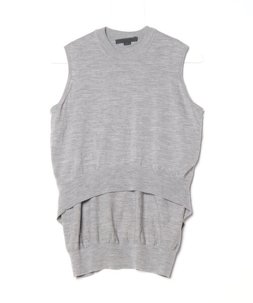 ALEXANDER WANG グレー ノースリーブニット XS