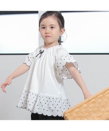 n.o.u.s（ノウズ）の「n.o.u.s スモッキング刺繍Ｔシャツ（半袖（Tシャツ/カットソー）」