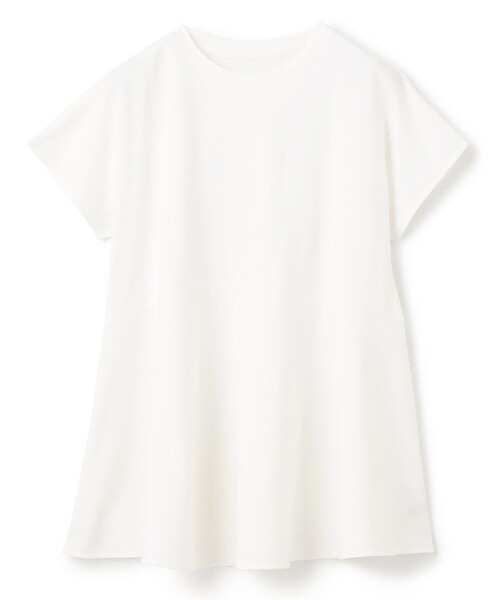 UNFILO(アンフィーロ)の「BEAUTY FORM ペプラムTシャツ(Tシャツ/カットソー・レディース・ホワイト系/グレー系/ベージュ系2/ネイビー系2/サックスブルー系/イエロー系/ブラック系・X-LARGE/XX-LARGE)」の13枚目の写真
