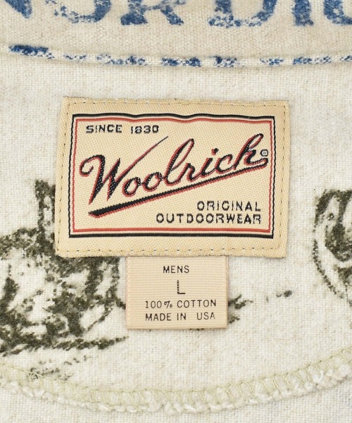 WOOLRICH（ウールリッチ）の「【ヴィンテージ古着】90's WOOLRICH/ウールリッチ NORDIC EXPEDITION 総柄 ボタンダウンシャツ USA製（シャツ/ブラウス・メンズ・その他・LARGE）」の2枚目の写真