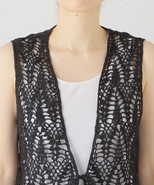 plage（プラージュ）の「crochet gilet ベスト（ベスト）」 - WEAR
