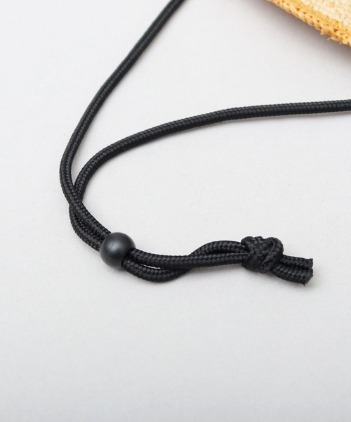 ReqHatter（レックハッター）の「ラフィア 細編み ワイドブリム ブレードハット（ハット・メンズ・ブラック/ベージュ・FREE）」の14枚目の写真