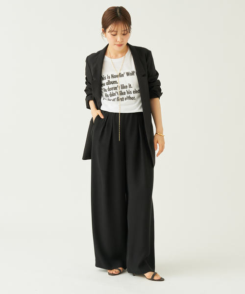 限定Plage プラージュnallow collar ジャケットBLACK