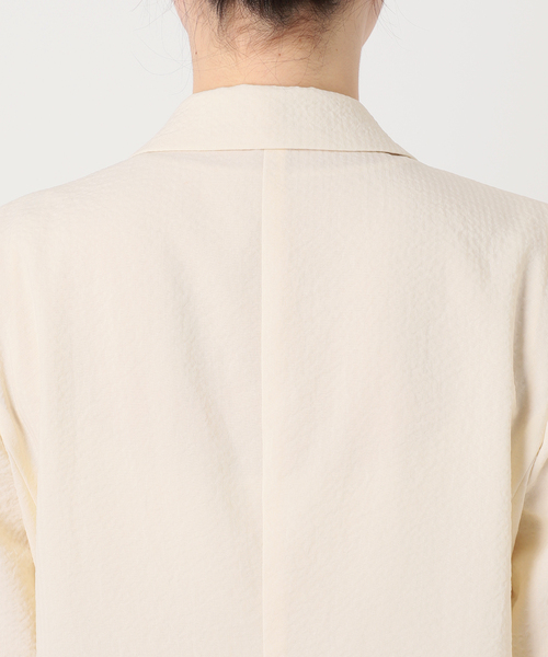 限定　Plage プラージュ　nallow collar ジャケット　WHITE セール】nallow collar ジャケット（その他アウター）｜Plage