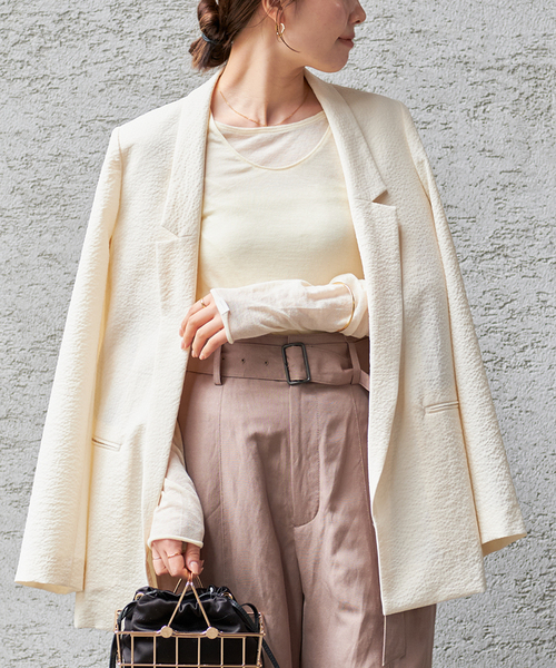Plage nallow collar ジャケット セール】nallow collar ジャケット（その他アウター）｜Plage