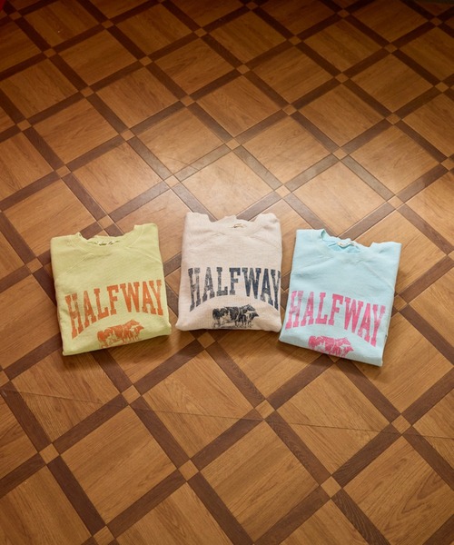 anoco no oheya（アノコノオへヤ）の「HALF WAY DECENT 1996 " sweat（スウェット・レディース・ライトグレー/ライトブルー/ライトグリーン・FREE）」の15枚目の写真