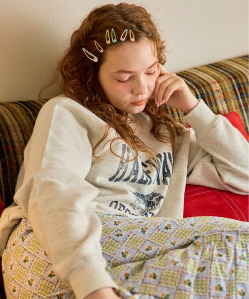 anoco no oheya（アノコノオへヤ）の「HALF WAY DECENT 1996 " sweat（スウェット・レディース・ライトグレー/ライトブルー/ライトグリーン・FREE）」の10枚目の写真