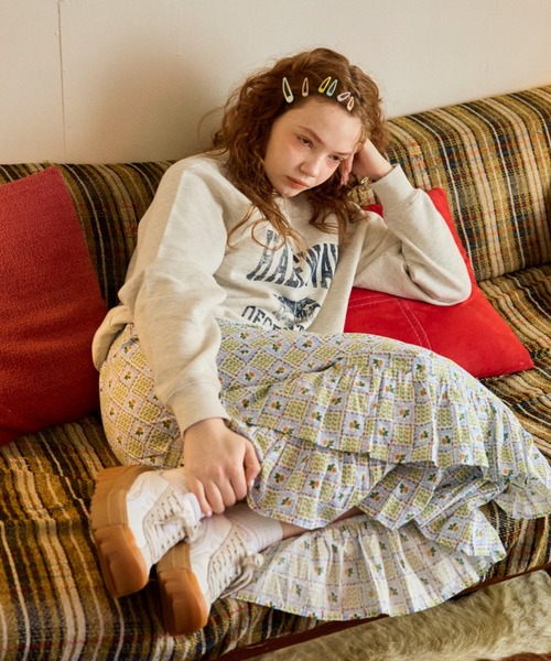 anoco no oheya（アノコノオへヤ）の「HALF WAY DECENT 1996 " sweat（スウェット・レディース・ライトグレー/ライトブルー/ライトグリーン・FREE）」の8枚目の写真