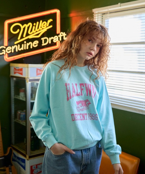 anoco no oheya（アノコノオへヤ）の「HALF WAY DECENT 1996 " sweat（スウェット・レディース・ライトグレー/ライトブルー/ライトグリーン・FREE）」の18枚目の写真