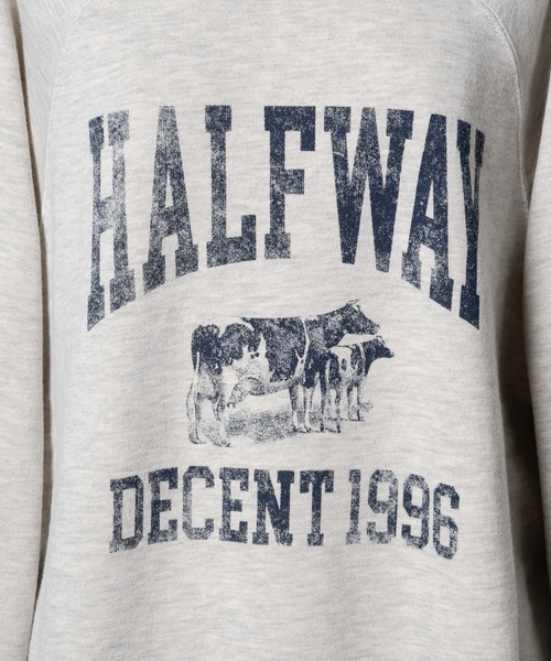anoco no oheya（アノコノオへヤ）の「HALF WAY DECENT 1996 " sweat（スウェット・レディース・ライトグレー/ライトブルー/ライトグリーン・FREE）」の13枚目の写真