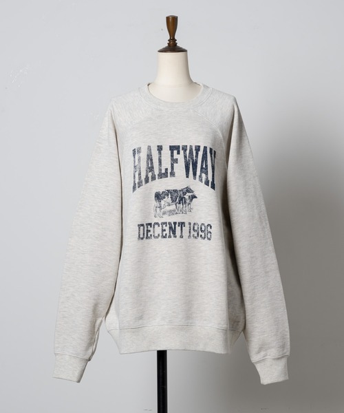 anoco no oheya（アノコノオへヤ）の「HALF WAY DECENT 1996 " sweat（スウェット・レディース・ライトグレー/ライトブルー/ライトグリーン・FREE）」の14枚目の写真