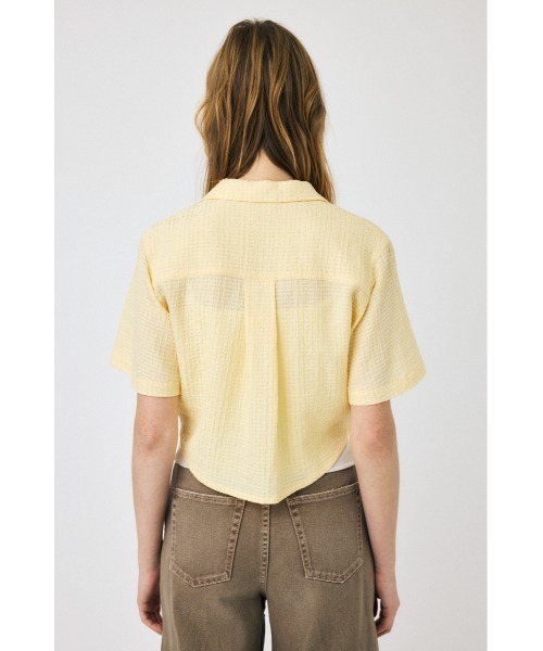 MOUSSY(マウジー)の「SUCKER CHECK シャツ ブラウス(シャツ/ブラウス・レディース・ライトイエロー/ブラック/ブルー・FREE)」の12枚目の写真