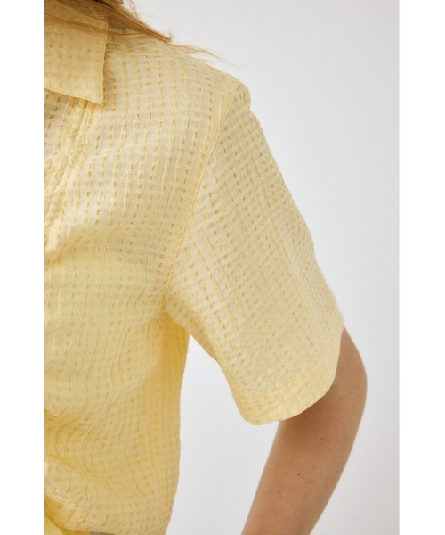 MOUSSY(マウジー)の「SUCKER CHECK シャツ ブラウス(シャツ/ブラウス・レディース・ライトイエロー/ブラック/ブルー・FREE)」の17枚目の写真