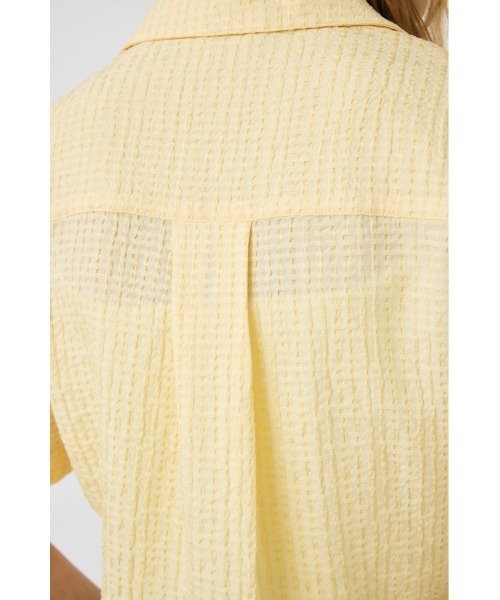 MOUSSY(マウジー)の「SUCKER CHECK シャツ ブラウス(シャツ/ブラウス・レディース・ライトイエロー/ブラック/ブルー・FREE)」の15枚目の写真