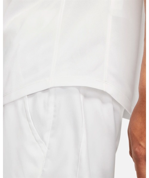 NIKE(ナイキ)の「《NIKEアパレル》コートDRIーFITヴィクトリーS/Sトップ(Tシャツ/カットソー・メンズ・ホワイト/ブラック・XL/L/M/S/2XL)」の7枚目の写真