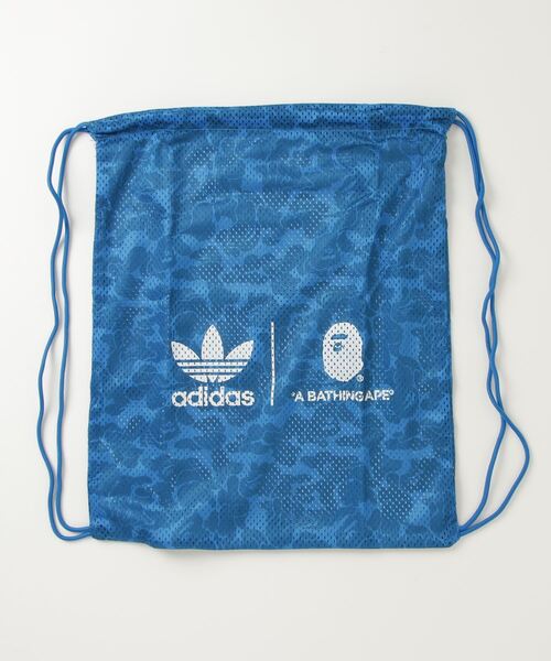 bape×adidas ナップサック 非売品 BAPE X ADIDAS STAN SMITH BAPE ABC CAMO（スニーカー）｜A