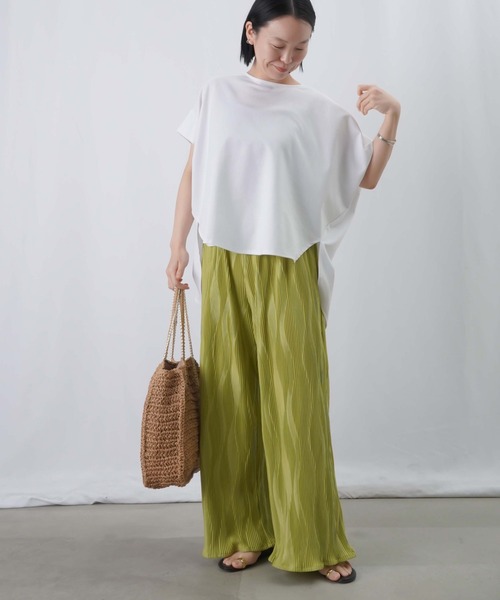 LUCA/LADY LUCK LUCA(ルカ/レディラックルカ)の「LC/LLL ポンチローマサイドボリュームプルオーバー(Tシャツ/カットソー・レディース・その他/ネイビー/オフホワイト・FREE)」の13枚目の写真