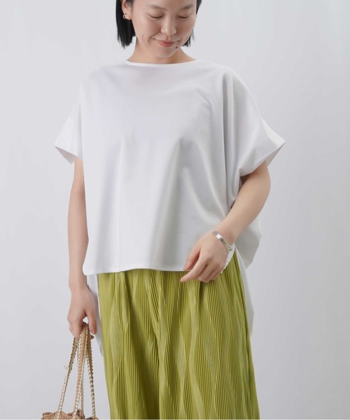 LUCA/LADY LUCK LUCA(ルカ/レディラックルカ)の「LC/LLL ポンチローマサイドボリュームプルオーバー(Tシャツ/カットソー・レディース・その他/ネイビー/オフホワイト・FREE)」の17枚目の写真