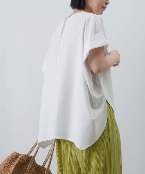 LUCA/LADY LUCK LUCA(ルカ/レディラックルカ)の「LC/LLL ポンチローマサイドボリュームプルオーバー(Tシャツ/カットソー・レディース・その他/ネイビー/オフホワイト・FREE)」の18枚目の写真