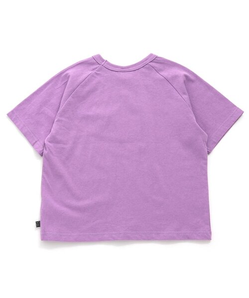 BREEZE(ブリーズ)の「4色2柄ロゴTシャツ(Tシャツ/カットソー・キッズ・パープル/グリーン/レインボー/ライム・80/90/100/110/120/130/140)」の9枚目の写真