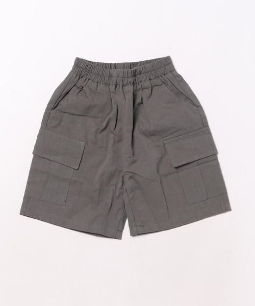 Bambin（ボンバン）の「【 Bambin / ボンバン 】 カーゴ ハーフパンツ（カーゴパンツ・キッズ・ベージュ/パープル/マスタード/グリーン/チャコールグレー・100/110/120/130/140）」の21枚目の写真