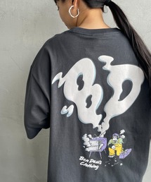 [BEN DAVIS/ベンデイビス] SMOKING TV バックプリントショートスリーブTシャツ