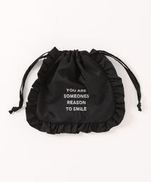 LOWRYS FARM | フリルシシュウポーチ 118852(ポーチ)