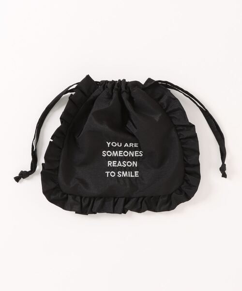 LOWRYS FARM(ローリーズファーム)の「フリルシシュウポーチ 118852(ポーチ・レディース・アイボリー/レッド/ピンク/グリーン/シルバー/ブルー/ブラック/イエロー/パープル・FREE)」の3枚目の写真