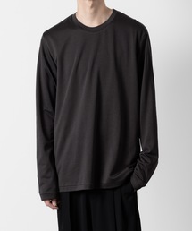 コットンダブルフェイス スリムフィットL/S TEE / COTTON DOUBLE FACE SLIM FIT L/S TEE