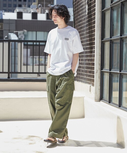 SIERRA DESIGNS（シェラデザイン）の「SIERRA DESIGNS（シエラデザインズ）別注プリントTシャツ（Tシャツ/カットソー・メンズ・ホワイト/ベージュ/ブラック・M/L/XL）」の5枚目の写真