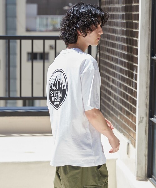 SIERRA DESIGNS（シェラデザイン）の「SIERRA DESIGNS（シエラデザインズ）別注プリントTシャツ（Tシャツ/カットソー・メンズ・ホワイト/ベージュ/ブラック・M/L/XL）」の8枚目の写真