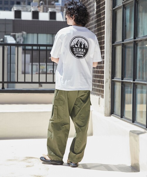 SIERRA DESIGNS（シェラデザイン）の「SIERRA DESIGNS（シエラデザインズ）別注プリントTシャツ（Tシャツ/カットソー・メンズ・ホワイト/ベージュ/ブラック・M/L/XL）」の9枚目の写真