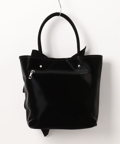 INTERPLANET（インタープラネット）の「フリルリボンＢＡＧ（トートバッグ・レディース・グレー/ブラック・フリー）」の3枚目の写真