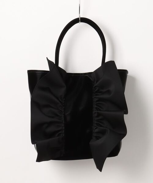 INTERPLANET（インタープラネット）の「フリルリボンＢＡＧ（トートバッグ・レディース・グレー/ブラック・フリー）」の16枚目の写真
